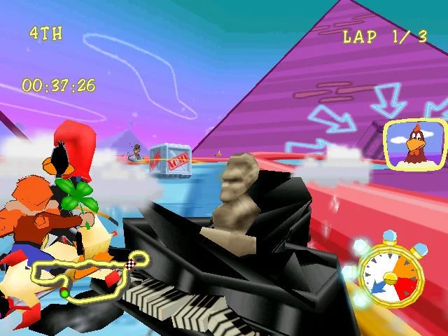 Personajes y escenarios de Looney Tunes: Space Race